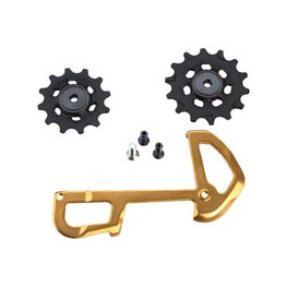 SRAM pulleys for the derailleur - PULLEYS XX1 EAGLE 12 SPEED X-SYNC - black/gold