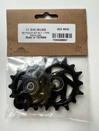 SRAM pulleys for the derailleur - PULLEYS X0 T-TYPE EAGLE AXS - black