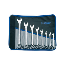 UNIOR wrench set - SET OF WRENCHES  - silver