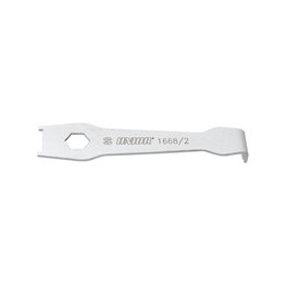 UNIOR wrench - CHAINRING NUT WRENCH - silver
