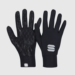 SPORTFUL Cycling long-finger gloves - LYCRA RACE - black