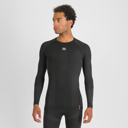 SPORTFUL Cycling long sleeve t-shirt - 2ND SKIN - black