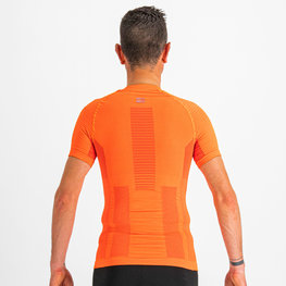 SPORTFUL Cycling short sleeve t-shirt - 2ND SKIN - orange