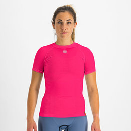 SPORTFUL Cycling short sleeve t-shirt - 2ND SKIN - pink