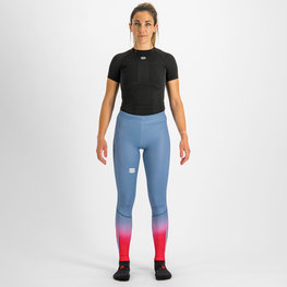 SPORTFUL leggins - APEX - light blue/red