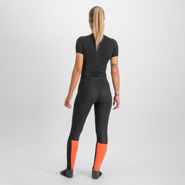 SPORTFUL leggins - CARDIO TECH PROTECTED W - black/orange