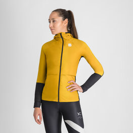 SPORTFUL Cycling windproof jacket - CARDIO W - yellow/black