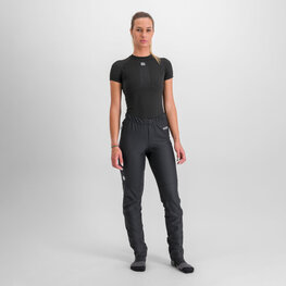 SPORTFUL Cycling long trousers withot bib - SQUADRA - black
