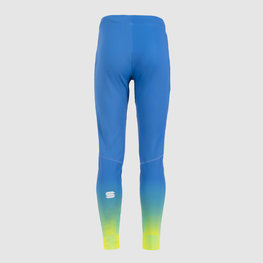 SPORTFUL leggins - SQUADRA - blue/yellow