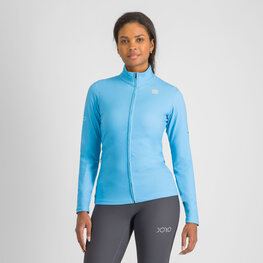 SPORTFUL Cycling winter long sleeve jersey - DORO W - blue