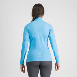 SPORTFUL Cycling winter long sleeve jersey - DORO W - blue