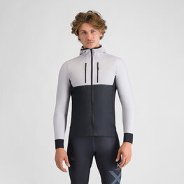 SPORTFUL Cycling windproof jacket - CARDIO - grey/black