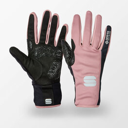 SPORTFUL Cycling long-finger gloves - WS ESSENTIAL 2 W - black/pink