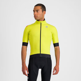 SPORTFUL Cycling windproof jacket - FIANDRE PRO - yellow/black