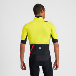SPORTFUL Cycling windproof jacket - FIANDRE PRO - yellow/black