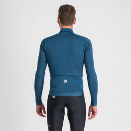 SPORTFUL Cycling winter long sleeve jersey - MONOCROM THERMAL - blue