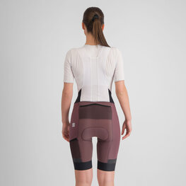 SPORTFUL Cycling bib shorts - SUPERGIARA - bordeaux