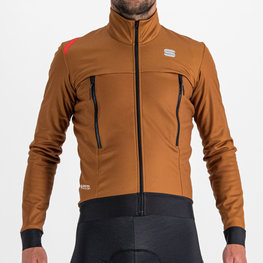 SPORTFUL Cycling windproof jacket - FIANDRE WARM - brown