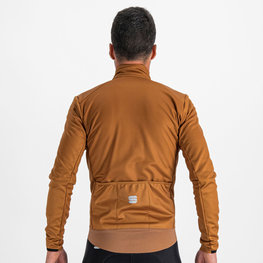 SPORTFUL Cycling thermal jacket - SUPER - brown