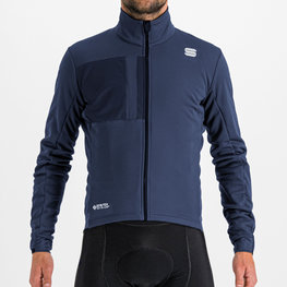 SPORTFUL Cycling thermal jacket - SUPER - blue