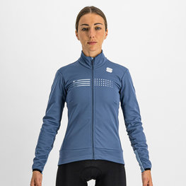 SPORTFUL Cycling thermal jacket - TEMPO - blue