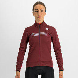 SPORTFUL Cycling thermal jacket - TEMPO - brown