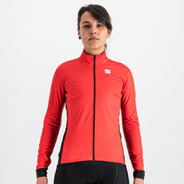 SPORTFUL Cycling windproof jacket - NEO SOFTSHELL - red/black