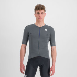 SPORTFUL Cycling short sleeve jersey - MONOCROM - anthracite