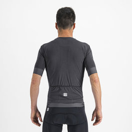 SPORTFUL Cycling short sleeve jersey - MONOCROM - anthracite