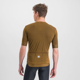 SPORTFUL Cycling short sleeve jersey - MONOCROM - brown