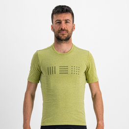 SPORTFUL Cycling short sleeve t-shirt - GIARA - light green