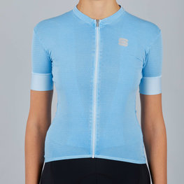 SPORTFUL Cycling short sleeve jersey - MONOCROM - light blue