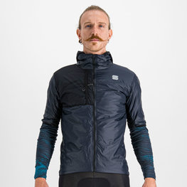 SPORTFUL Cycling thermal jacket - SUPERGIARA - blue