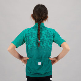 SPORTFUL Cycling short sleeve jersey - SUPER - turquoise