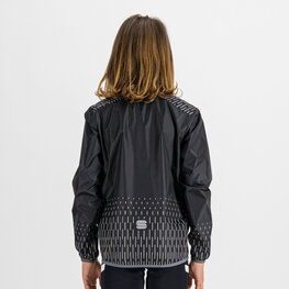 SPORTFUL Cycling windproof jacket - KID REFLEX - black