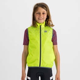 SPORTFUL Cycling gilet - KID REFLEX - yellow