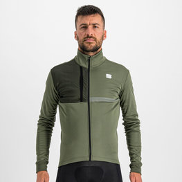 SPORTFUL Cycling thermal jacket - GIARA SOFTSHELL - green