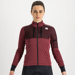 SPORTFUL Cycling thermal jacket - SUPERGIARA - bordeaux