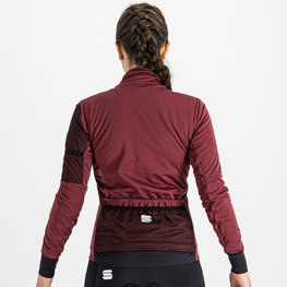 SPORTFUL Cycling thermal jacket - SUPERGIARA - bordeaux