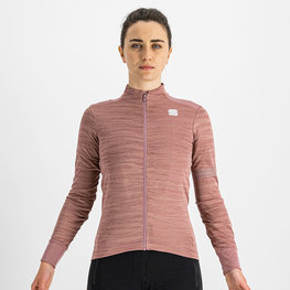 SPORTFUL Cycling winter long sleeve jersey - SUPERGIARA THERMAL - pink