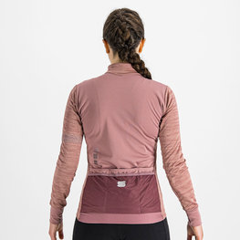 SPORTFUL Cycling winter long sleeve jersey - SUPERGIARA THERMAL - pink