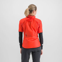 SPORTFUL Cycling thermal jacket - SUPERGIARA PUFFY - red