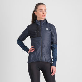 SPORTFUL Cycling thermal jacket - SUPERGIARA PUFFY - blue