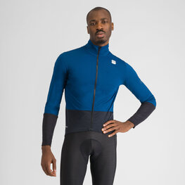 SPORTFUL Cycling thermal jacket - TOTAL COMFORT - blue/black