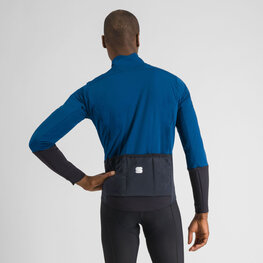 SPORTFUL Cycling thermal jacket - TOTAL COMFORT - blue/black