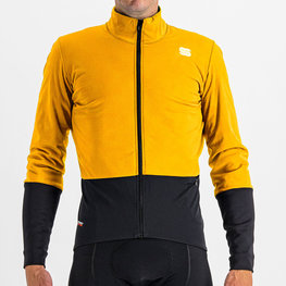 SPORTFUL Cycling windproof jacket - TOTAL COMFORT - yellow/black