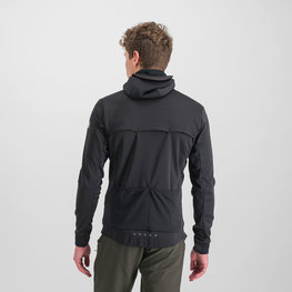 SPORTFUL Cycling windproof jacket - METRO SOFTSHELL - black