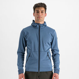 SPORTFUL Cycling windproof jacket - METRO SOFTSHELL - blue