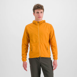SPORTFUL Cycling windproof jacket - yellow