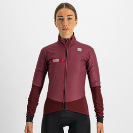 SPORTFUL Cycling thermal jacket - BODYFIT PRO - bordeaux